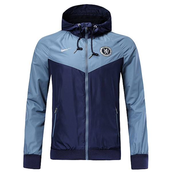 Windjacke Chelsea 2018-19 Blau Marine Fussballtrikots Günstig